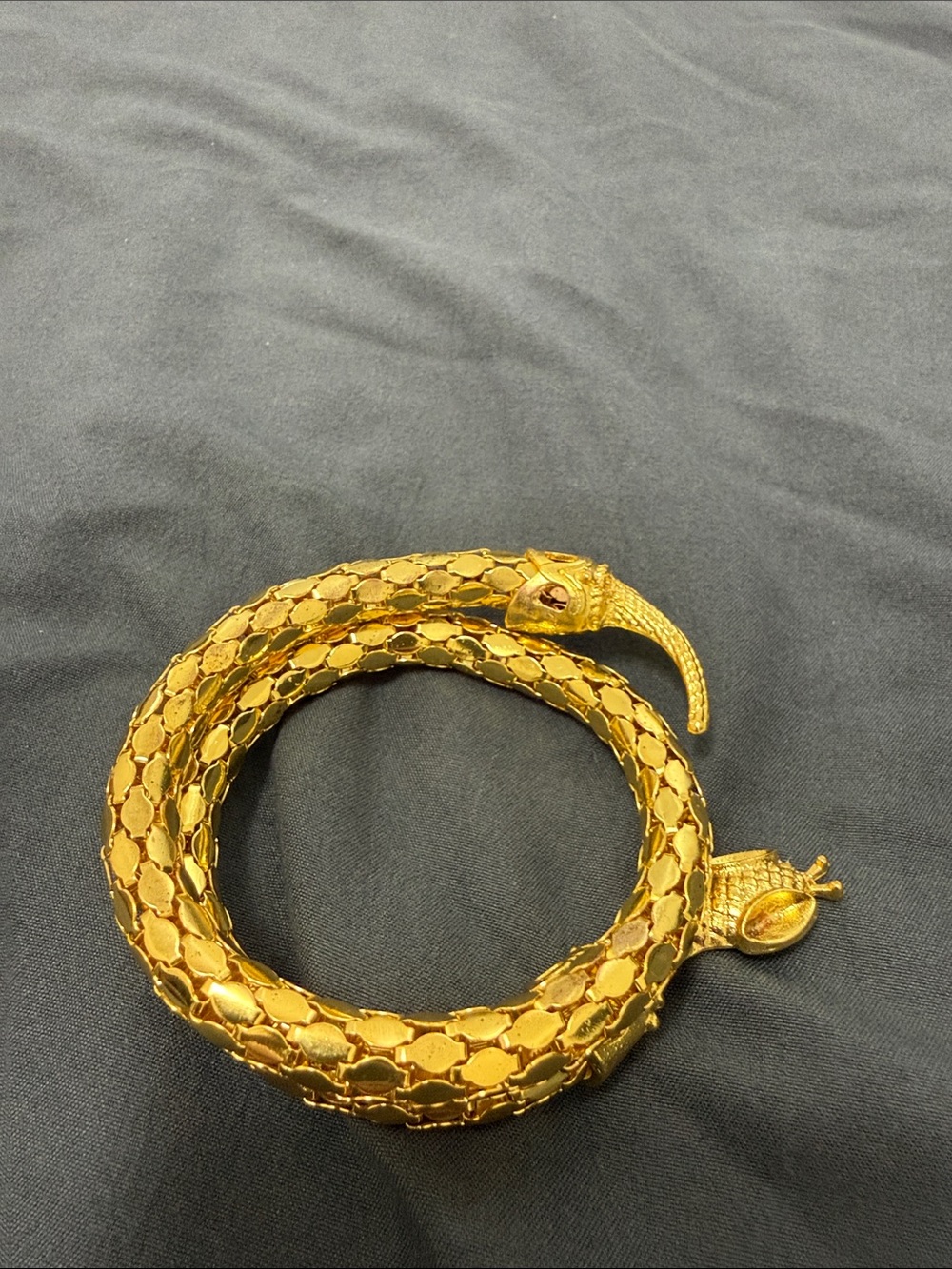 Gold Snake Wrap Bracelet for Women - Picture 3 of 3
